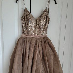 Party Dress with Sequins and Tulle